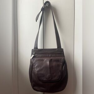 Vintage Tignanello Chocolate Brown Leather Bag